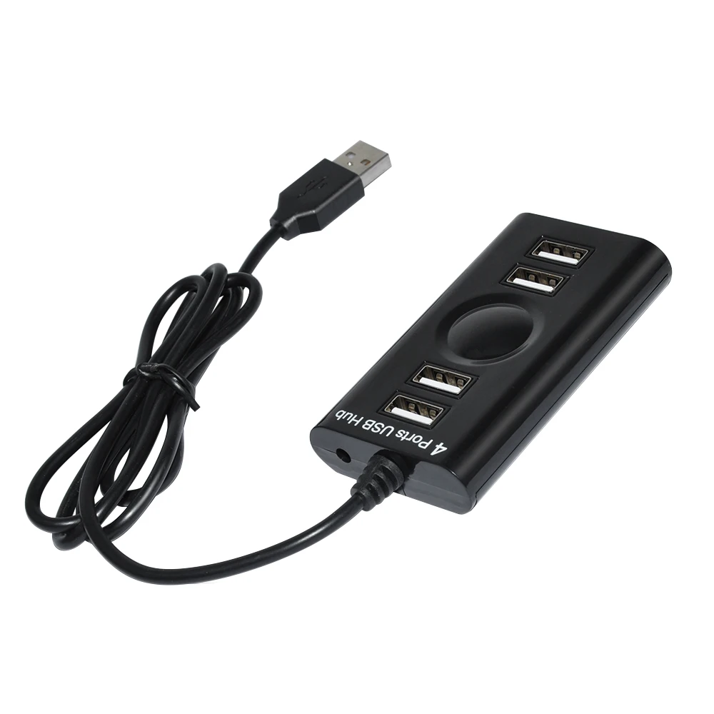 DeepFox 4 порта USB 2,0 мульти концентратор разветвитель расширение 4 порта USB 2,0 мульти концентратор адаптер для ноутбука Настольный ПК