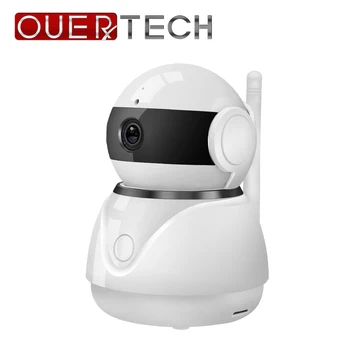 

OUERTECH Night vision 1080P Wireless Rotating Two way audio Smart IP Camera support PTZ control remote access 64g baby monitor