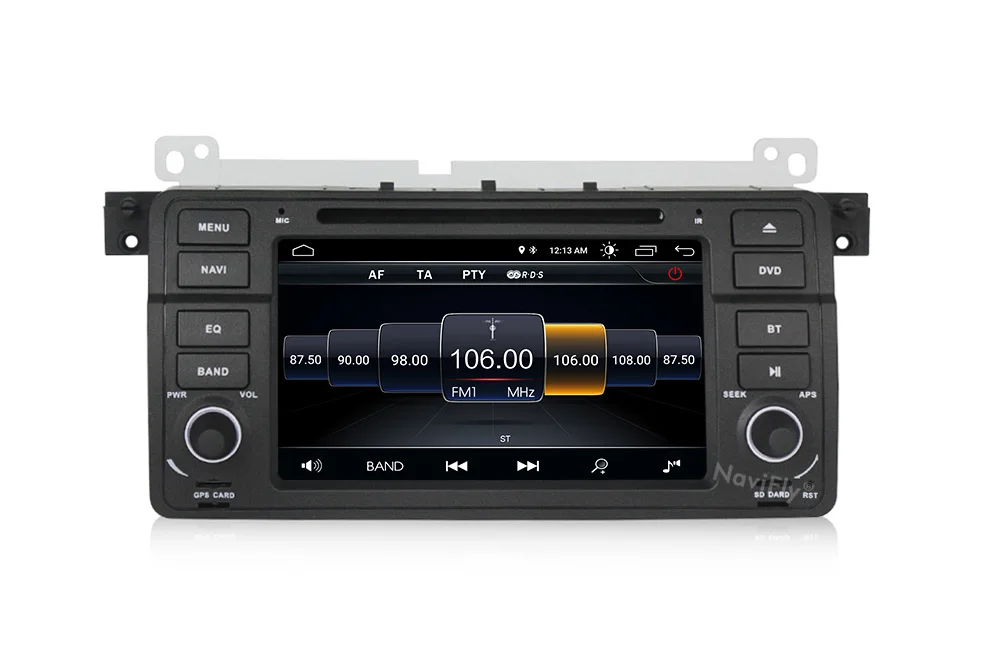 Top NaviFly New Arrival! android 8.1 system car radio car gps dvd player for BMW E46 M3 1998-2006 support wifi bluetooth dvd navi FM 10