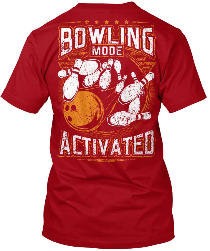 Bowlinger وضع تنشيط شعبية Tagless المحملة T-Shirtknitted مريحة النسيج