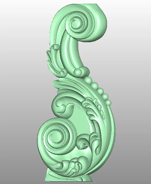 

3D model STL format file for cnc router engraving furniture sofa cabinet chair leg pattern Artcam 633