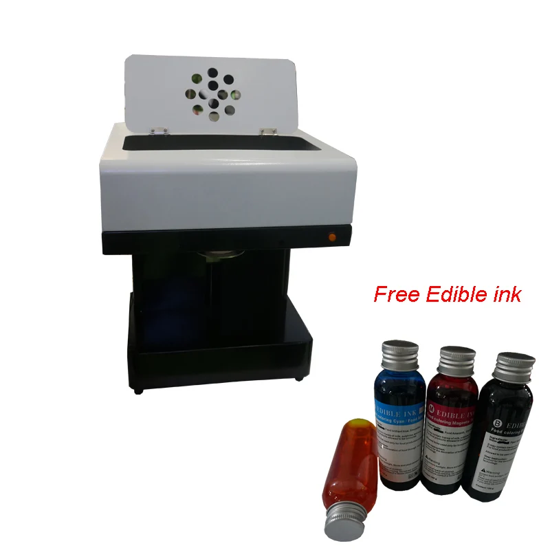 

3D съедобный кофе-принтер Let's Coffee Milktea /Bear/бисквит и т. Д., Печатный пищевой принтер