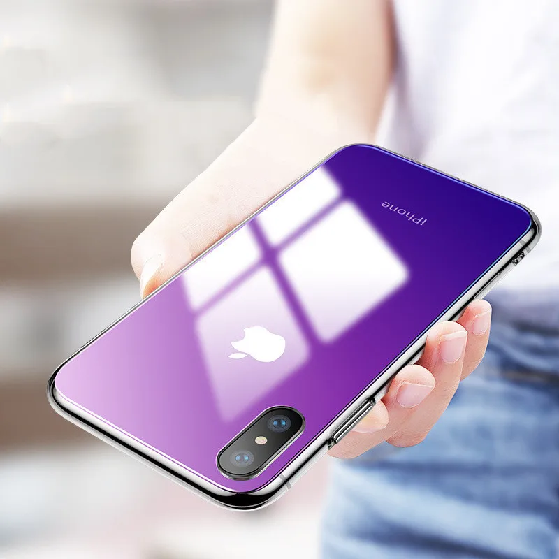 Ультратонкие чехлы для iPhone Xr XS Max Xs 6 6s 7 8 5s 5 SE прозрачные мягкие из ТПУ телефонов PIus