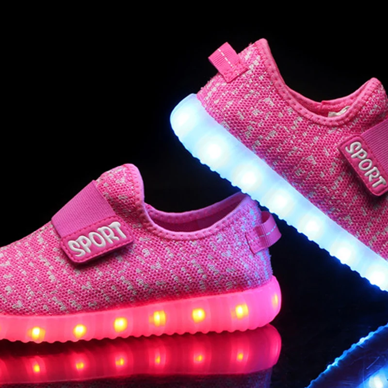 sapato infantil de led