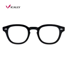 Ретро Винтажные оптические очки модные верхние очки оправа женские круглые близорукие очки мужские Oculos de grau