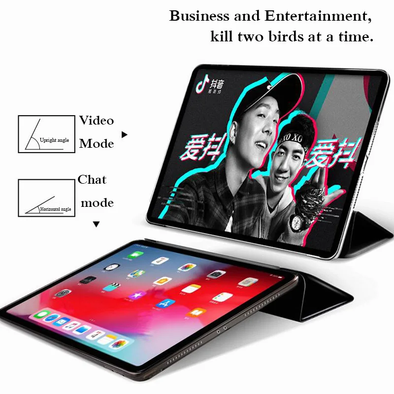 Умный чехол накладка для iPad Pro 11 ''a1980. силиконовый флип из ПУ кожи A1934 A2013|Чехлы