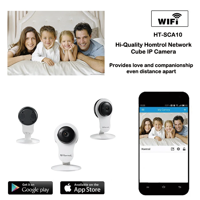 WiFi Wireless IP Camera for Baby Cam and Nanny Cam with enhance Night Vision and Motion