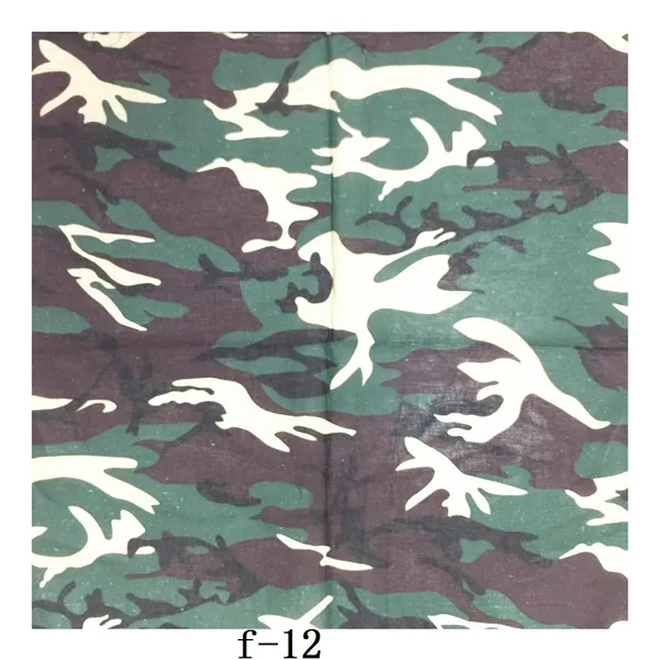 Camo military Hip-hop Cotton Blended Brand Bandanas For Men Women Magic Head Scarf Scarves Wristscarf Accessories For Men Woman head scarves for men Scarves