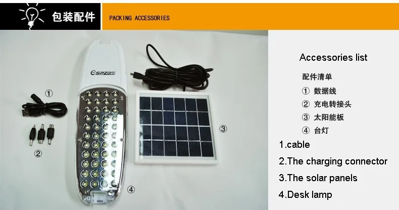 Lâmpada de Mesa Lâmpada de Cabeceira Lâmpada de Leitura de Proteção Solar Dobrável Toque Escurecimento Luzes Dc12v 5 w Led 12 High Quality 5w solar light