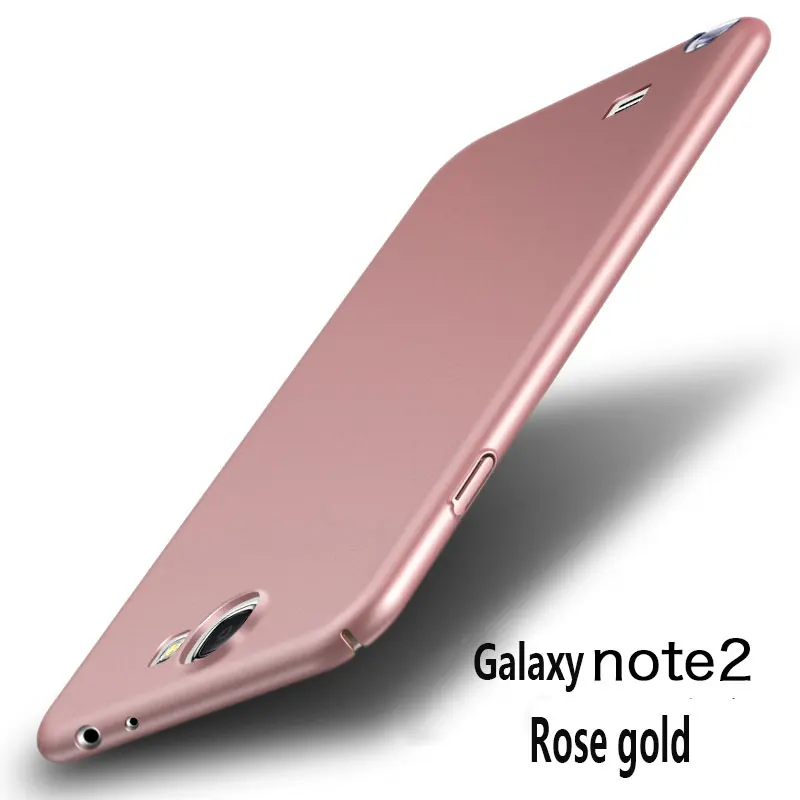 Чехол для samsung Galaxy Note 2, гибридный жесткий чехол с подставкой для samsung Galaxy Note 2 N7100 N719 7108, Роскошный чехол, чехол s - Цвет: Rose gold