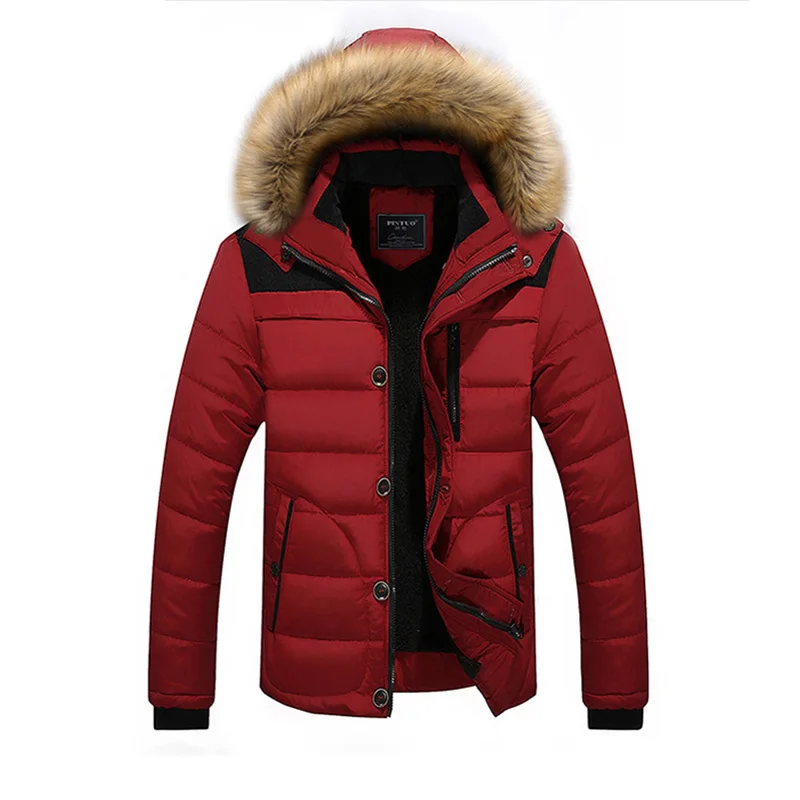 

2019 New Parka Coat Men Down Keep Warm Fashion Brand Winter Jacket Men Coats Windproof Casual Overcoat Outwear Clothing Y1
