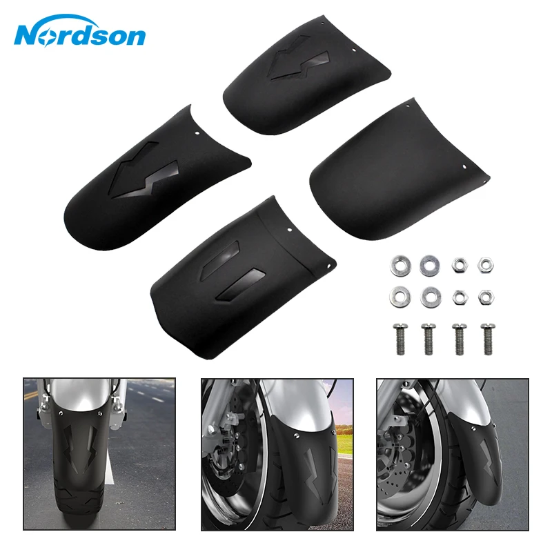 

Nordson Universal Motorcycle Front Rear Mudguard Extender Fender Splash for KTM Ducati Kawasaki Benelli Honda Harley BMW Parts