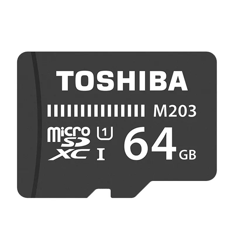 TOSHIBA Micro SD карты M203 Class 10 16 GB 32 ГБ, 64 ГБ и 128 Гб карты памяти C10 Mini SD карты SDHC SDXC UHS-I TF карты для смартфона/ТВ - Емкость: M203-64GB