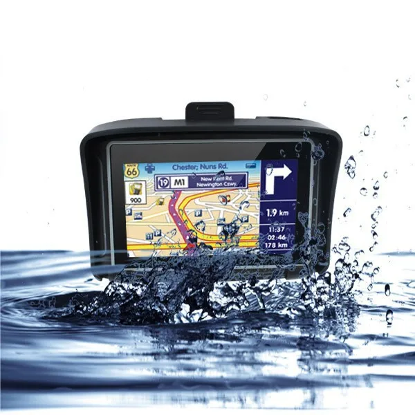 

Motorcycle GPS Nvigation 4.3 inch TFT Touch screen with IPX7 Waterproof built in 16GB free map