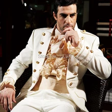 Смокинги для жениха Лучшие Мужские костюмы шафер жених свадебное платье на заказ(куртка+ брюки+ пояс) мужское платье