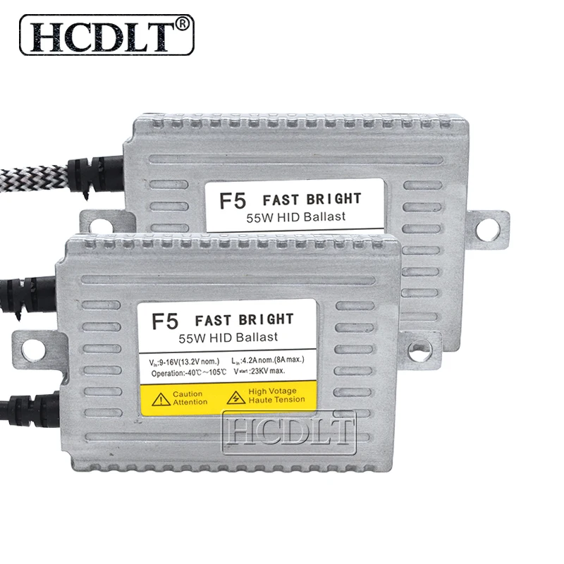 HCDLT HID реактор DLT F5 55 Вт ксеноновый тонкий балласт AC 12 в автомобильный Стайлинг