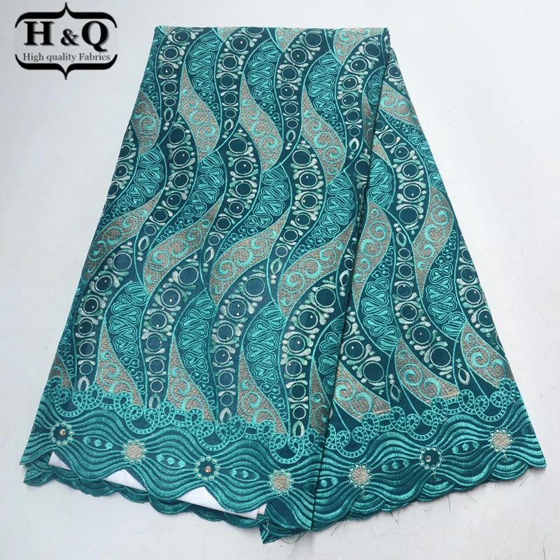 

5 yards/pcs Swiss Voile Lace in Switzerland with Stones High Quality African cotton Lace Fabric Embroidery for Nigerian Party