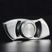 Двойной ручной Спиннер из пластин Нержавеющая сталь металла EDC Непоседа Спиннер палец стресс Spinner аутизм, тревожность стресс игрушка