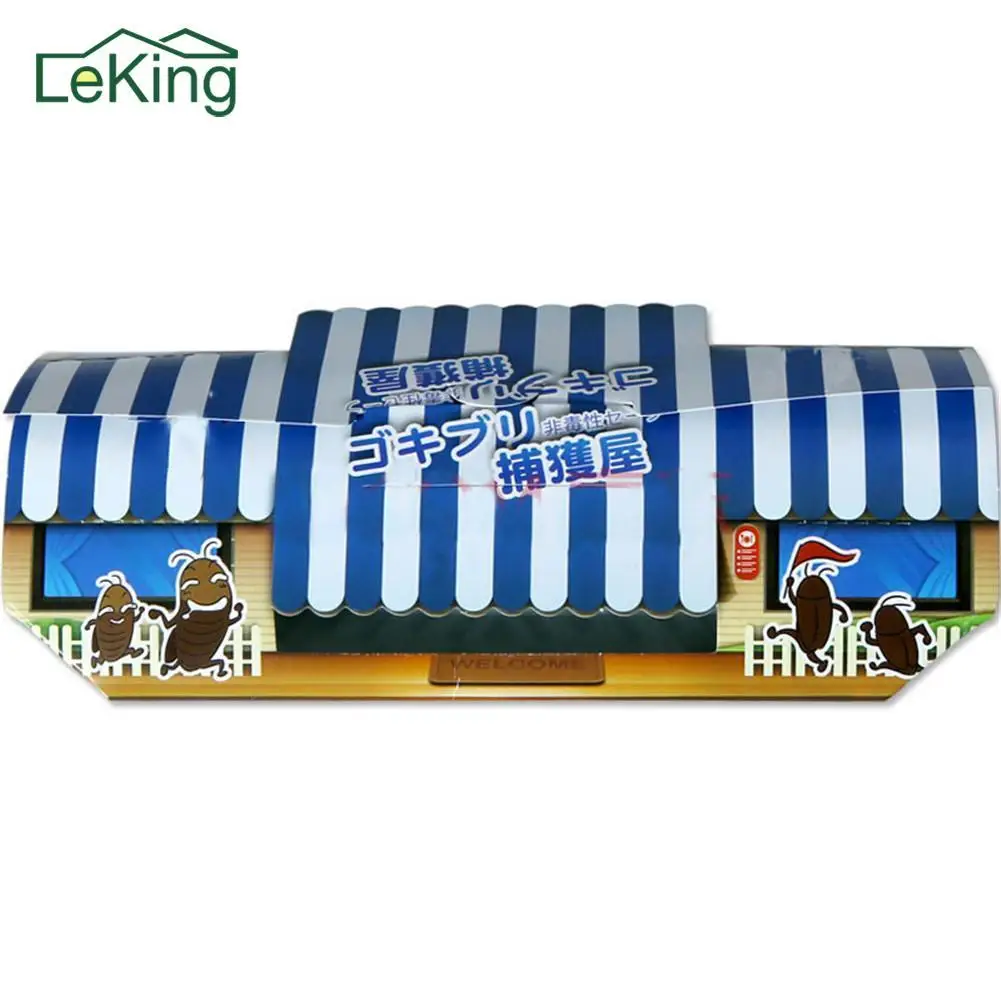 

10Pcs Cockroach House Cockroach Trap Repellent Killing Bait Strong Sticky Catcher Traps Insect Pest Repeller Eco- friendly