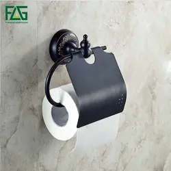 FLG настенный Аксессуары для ванной комнаты держатель для туалетной бумаги туалетные принадлежности черный держатель бумажного полотенца