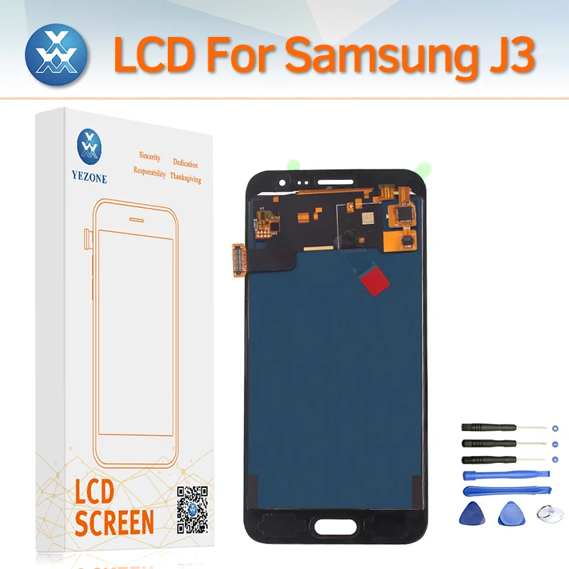 Отрегулировать яркий ЖК-дисплей Экран для samsung Galaxy J320 SM-J320FN J3 2016 J320M J320H/DS Дисплей