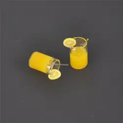 2 шт. мини лимонная чашка для воды кукольный домик миниатюрная чашка для молока чашки для питьевой воды 1:12 весы кукольная Кухня Аксессуары