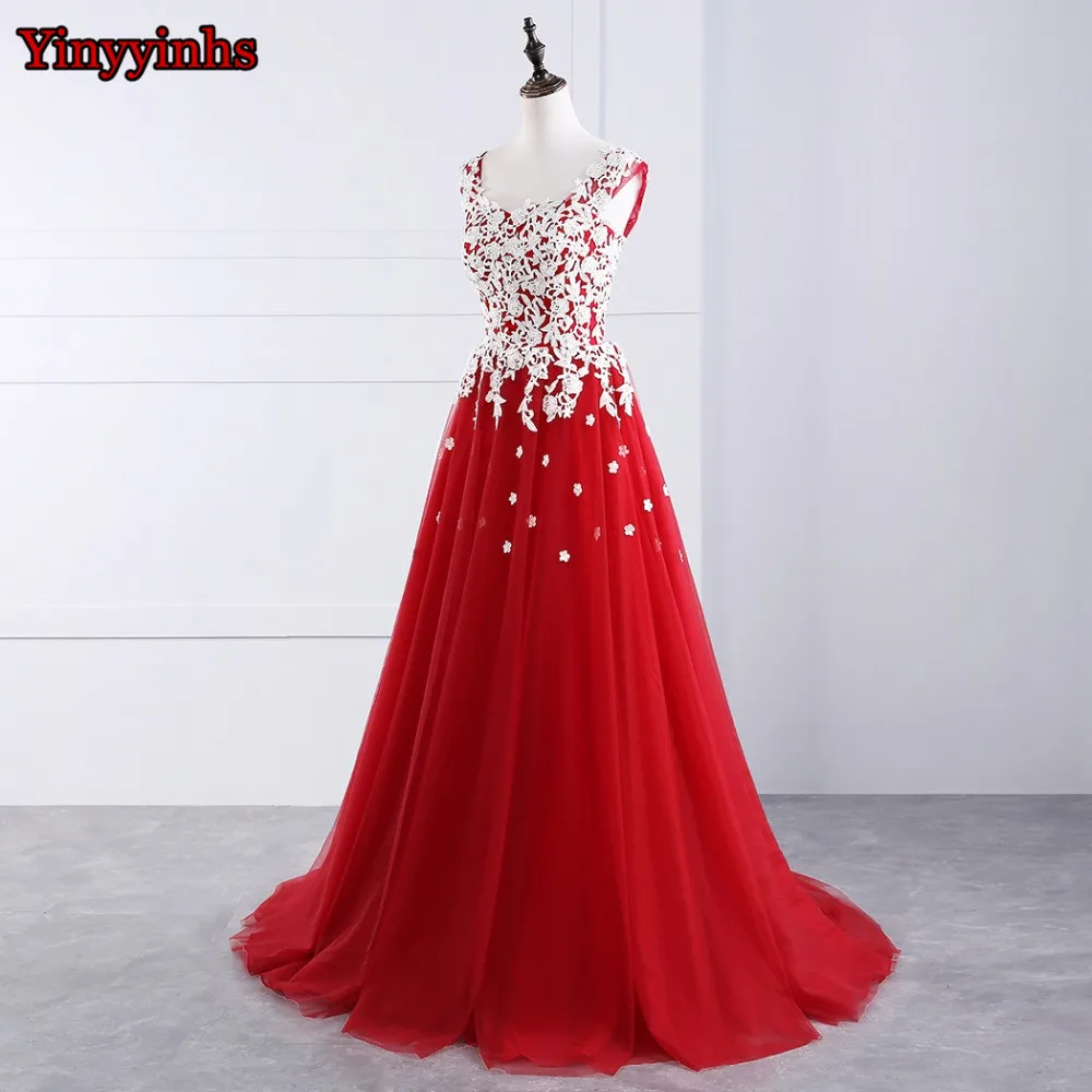 Yinyyinhs-2017-Lace-Appliques-Long-Evenin-Dresses-Vestido-De-Festa-ballkleider-Red-Backless-Beaded-Formal-Evening (1)