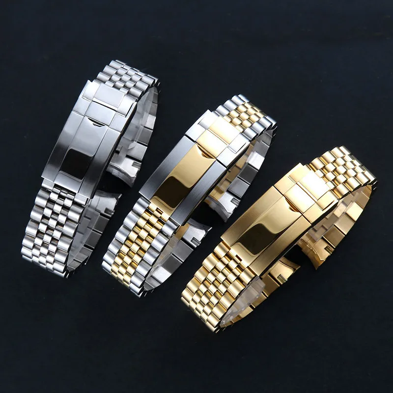 20mm Fit For Submariner Series 316L Stainless Steel Watch Strap For Daytona Watch Accessories Modification For Top Brand Watch