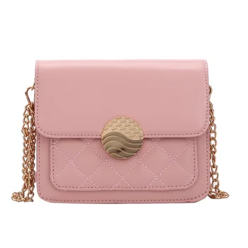 

2019 new summer small square bag for women retro fashion simple diagonal body bag versatile diamond lattice shoulder bag
