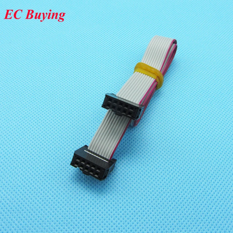 1 комплект USBASP + 10Pin 6Pin адаптер USBISP AVR программатор USB ATMEGA8 ATMEGA128 IDC10 51 Серия Win.7 с