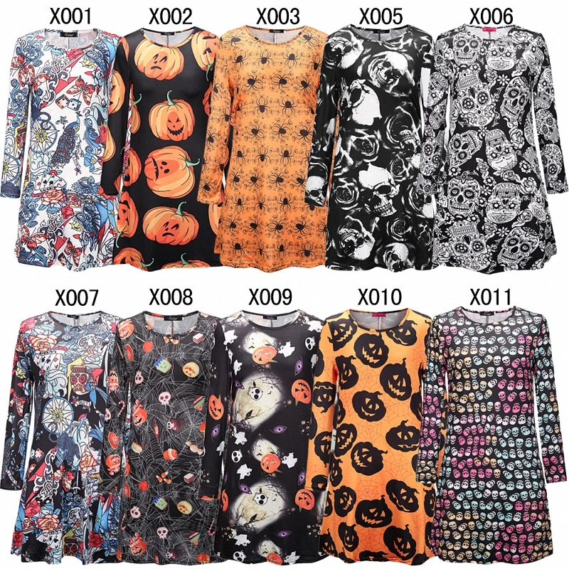 

Imvation SKELETON DRESS LADIES HALLOWEEN BONES PRINT STRETCHY BODYCON FANCY DRESS COSTUME