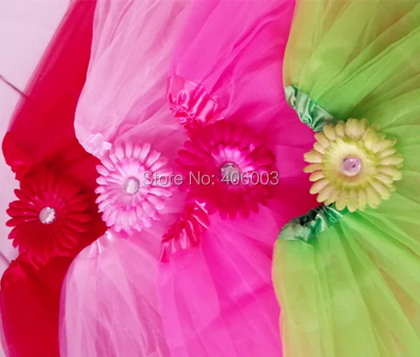 Festa de Verão Saia de Tule Tutu da Menina de Flor da Margarida do Bebê Moda Meninas Saia Dança 2020 3 Cheap Saias
