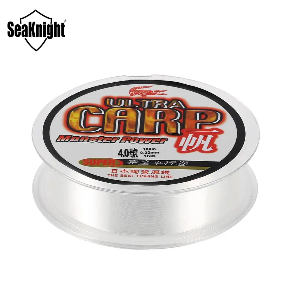 

SeaKnight 100M Nylon Fishing Line 2-35LB Super Strong High Quality Monofilament Line Japanese Material Saltwater Carp Fishing
