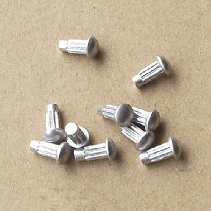 5 Pcs Solid Round Head Aluminum Rivets, Countersunk Fasteners Solid Rivets For Shovel Handle Garden Spade Handle Garden Shovel Spades For Gardening