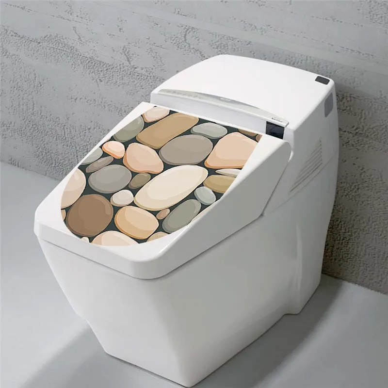 Creative 3D Landscape Toilet Seat Stickers Vinyl Wall sticker Washroom Decals Removable Wallpaper Waterproof Scenery Homer Decor