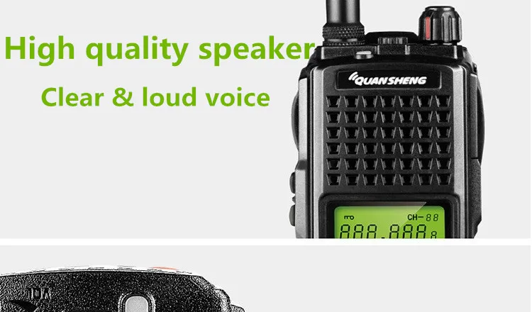 Оригинал Quansheng TG-K10AT Walkie Talkie 10 W высокой Мощность CB радио 4000 mAh UHF VHF для варианта Baofeng 10 W Woki токи UV-5R UV-82