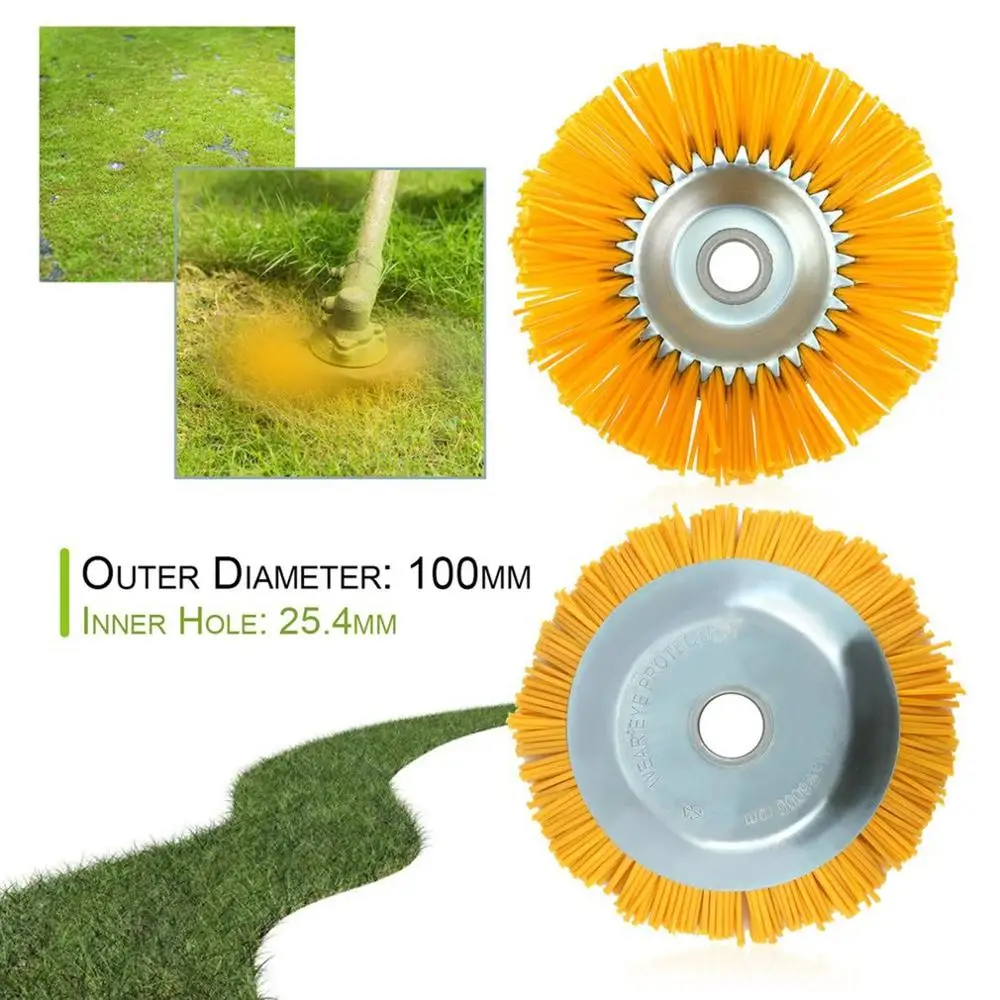 Wire Bowl Type Mechinery Brush Cutter Durable Nylon Weeding Wheel Tools Supplies Industrial | Инструменты
