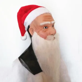 

Hot cosplay costume Christmas mask Santa Claus decoration costume mask