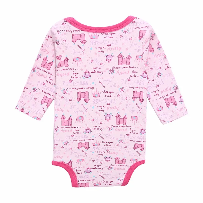 Mother Nest 3pcsLot Thick Cotton Baby Rompers Winter Underwear Long Sleeve Baby Wear Infant Jumpsuit Boys Girls Clothes (4)
