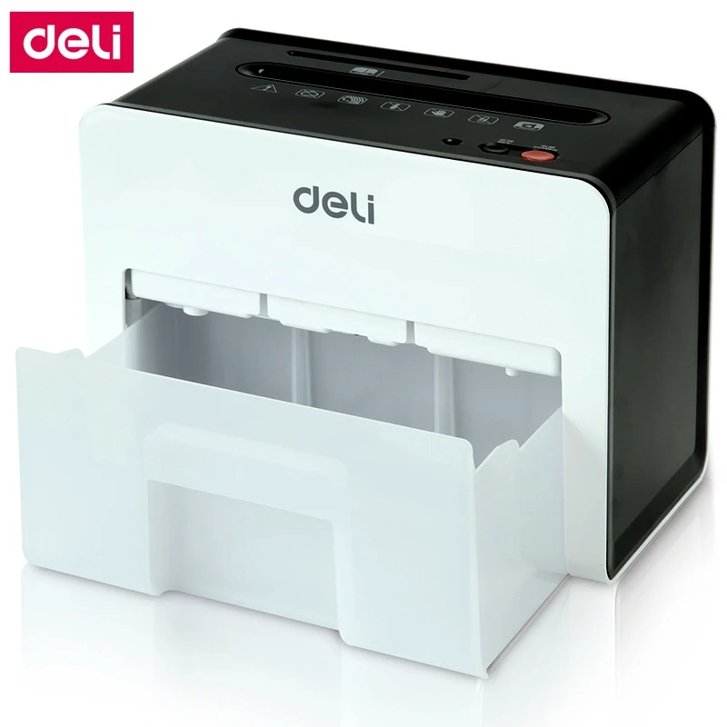 [ReadStar] Deli 9931 мини Настольный Электрический Шредер 2.5л объем 220-230VAC/50 Гц 3x10 мм Безопасность 5 автоматическая остановка Шредер бумаги карты