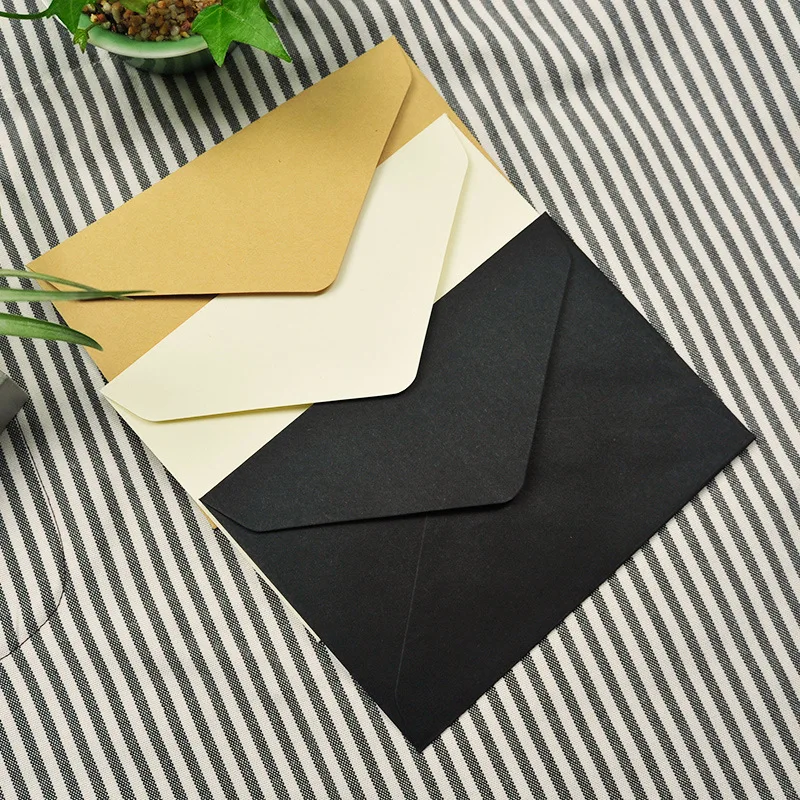 

20PCS/set Simple Creative Blank Vintage Kraft Envelope Custom Postcard Envelope Wholesale
