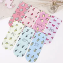 Шелковые носки для взрослых, еда, гуава, питая, фруктовая бомба, взрыв, напитки, воздушный шар, шланг, да, бананы, арбуз, ананас, фруктовое мороженое, вкуснятина