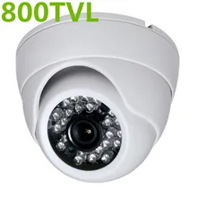 HD Cmos 3.6mm CCTV Home Security white IR Color night video Dome Camera 800TVL