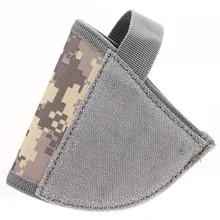 For1 pcs Adjustable Tactical Velcro Hook Pistol ACU Holster Right Hand Hook Loop Gun Holster