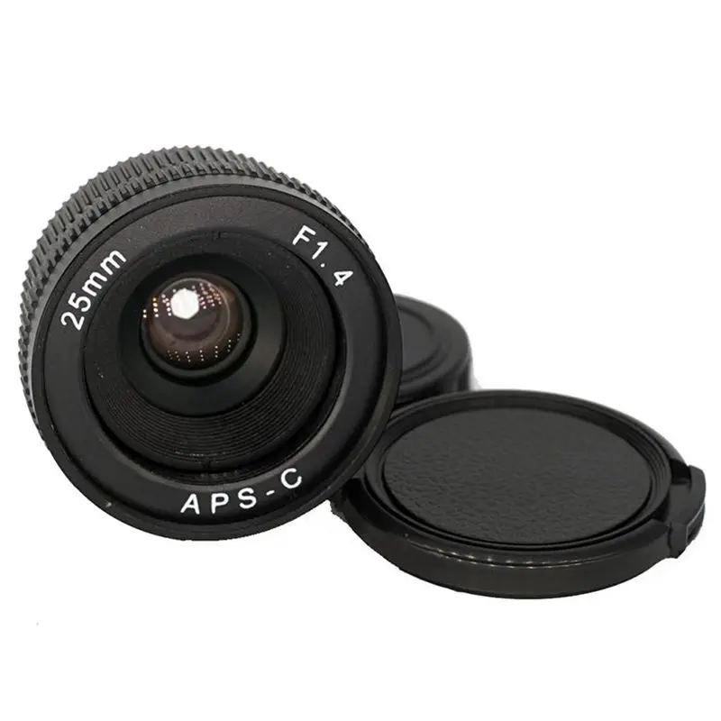 

Mirrorless 25mm F1.4 C-Mount Lens for APS-C Camera M4/3 FX EOSM N1 P/Q NEX a7R