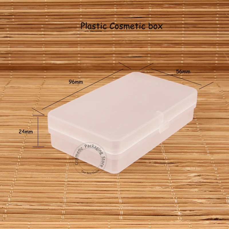 3pcs/Lot New Arrival Plastic Frosted Women Cosmetic Clamshell Box Empty