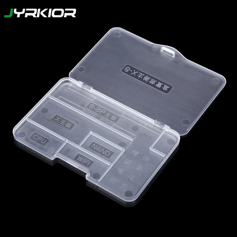 

Jyrkior JC Plastic Mobile Phone Motherboard Storage Protection Box Anti Break Protection Logic Board Chip For iPhone 6SP7/7P/8/X