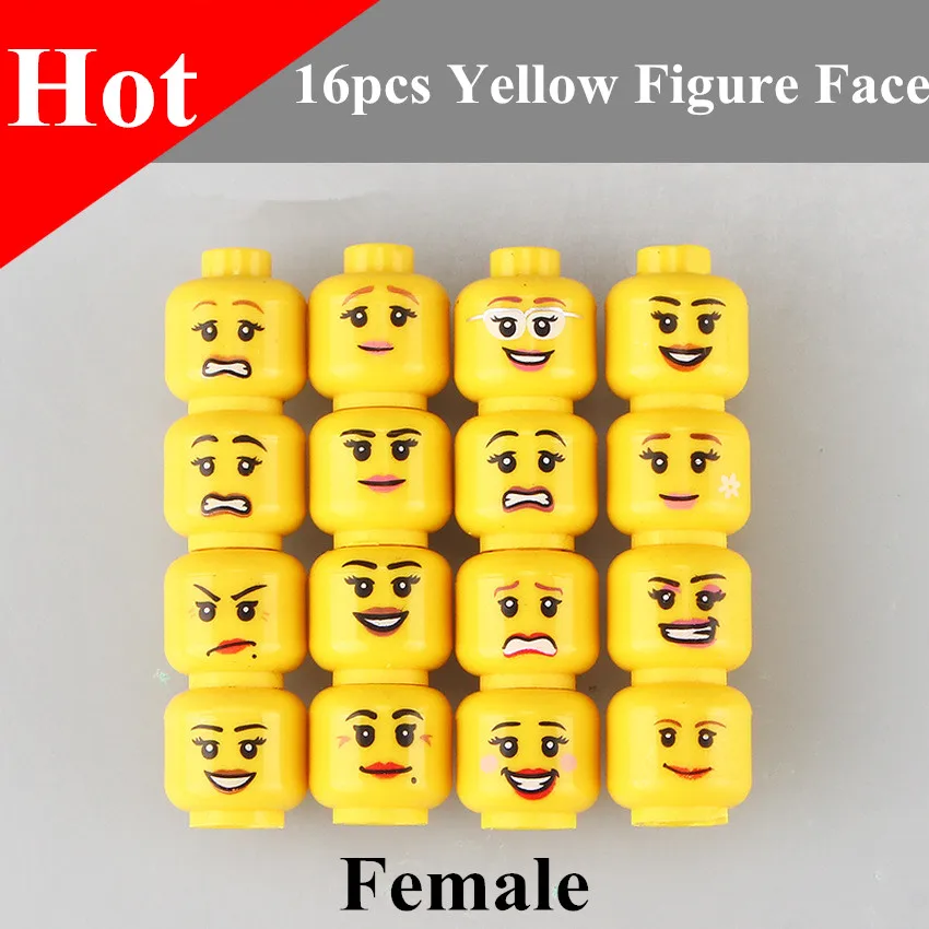 Funny  Figure Face Building Blocks Toys For Girl and Boys A Variety Of Facial Expressions Mini Bricks Children Toys Female Male (4)_