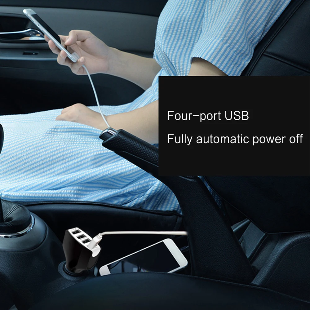 Автомобильное зарядное устройство QC3.0+ 3.5A Быстрая зарядка USB прочное зарядное устройство