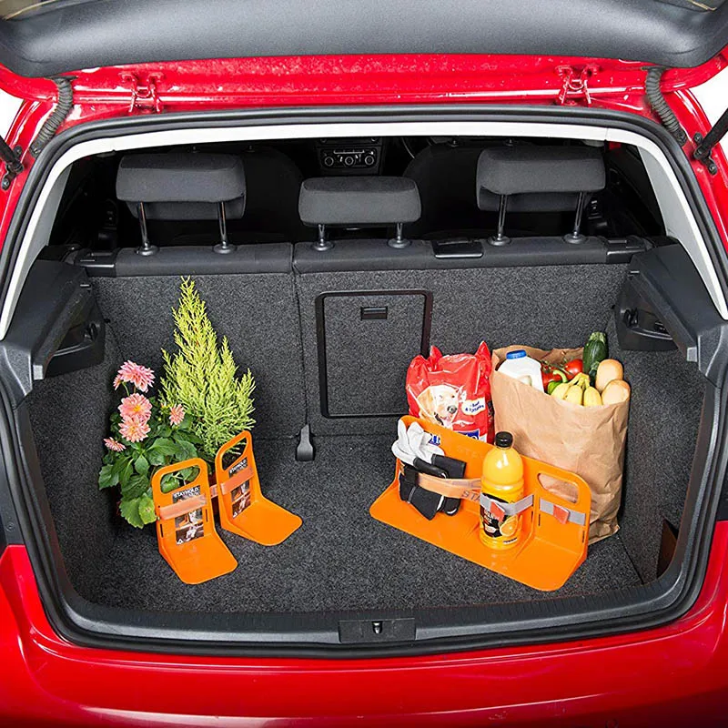 

New 4 Pcs Car Back Auto Trunk Fixed Rack Luggage Box Stand Shake-proof Fence Holder